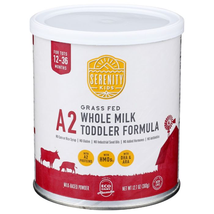 SERENITY KIDS: A2 Whole Milk Toddler Formula, 12.7 oz – Baby Belle Baby Milk